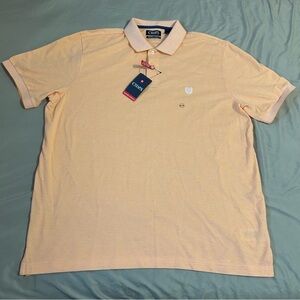 Chaps Men's Peach Polo Shirt XL